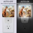 thumbnail image 2 of Giraffe LED Square Night Lights- Modern and Energy Efficient Bedside Lamps for a Soothing Atmosphere - Set of 2, 2 of 6