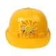 thumbnail image 5 of Monstrate Seguridad con energía solar Protección máxima Ventilador de protección solar Sombrero para el sol con cabeza de larga duración amarillo tapa de ventilador solar 2piezas, 5 of 6