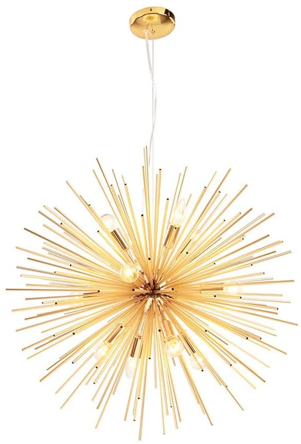 12 Lights Sputnik Chandelier Mid Century Pendant Light Gold Canada - Gold Sputnik Chandelier Canada 12 Lights Sputnik Chandelier Mid Century Pendant Light Gold Canada - Gold Sputnik Chandelier Canada