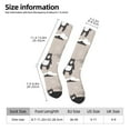 thumbnail image 7 of Knee High Socks for Men and Women, Cartoon bear brown Althletic Compression Socks, Support Long Tube Socks for Outdoor Sport, Calf Socks, High Stockings for Women Men, 7 of 7