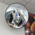 thumbnail image 2 of MYG Miroir Convexe Réglable Miroir de Signalisation 45,30cm Miroir Grand Angle Rond Convexe, 2 of 10