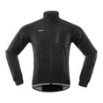 thumbnail image 2 of Men Cycling Jacket Waterproof Windproof Thermal Fleece Bike Jersey MTB Bicycle Riding Running Autumn Winter Jacket Coat, 2 of 7