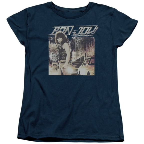 Bon Jovi - Runaway Jon - Women's Short Sleeve Shirt - Medium