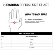 Hayabusa T3 7oz Hybrid Mixed Martial Arts Gloves, White/Grey Medium
