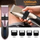 thumbnail image 4 of Clippers eléctricos de pelo 0,8-2.0mm Hombre de barbero inalámbrico recargable LED Trimmers de cerámica Máquina de afeitadora con límite Cepillos para el cabello Pink sidaley  CE001610-01B, 4 of 7
