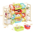 thumbnail image 7 of SpaceAid Toy Storage Organizer with 6 Shelves and 12 Bins, Multicolor, 7 of 7