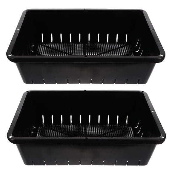 Raindrops 2pcs Growing Trays for Indoor Gardening & Microgreens