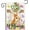Multicolor, variant on He Is Risen Easter Garden Flag - Religious Cross, 12 x 18 Inch Double Sided Burlap Cross Pink Green Floral Yard Flags for Outside Christian Spring Outdoor Decorations
