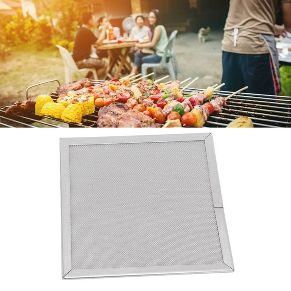 Rejillas Para Parrilla De Barbacoa Reemplazo De Malla De Alambre De Acero Inoxidable Diseño Cuadrado Material De Alta Fácil