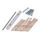 thumbnail image 3 of Llaves de acero para piano de pulgar con sintonizador 10 teclas Kalimba piezas de repuesto para bricolaje Feliz Sencillez, 3 of 5