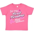 thumbnail image 3 of Inktastic For My Great Grandma-breast Cancer Awareness Boys or Girls Toddler T-Shirt, 3 of 5