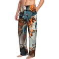 thumbnail image 6 of Susaid Butterfly and Bloom Beauty Print Mens Pajama Pants Set Sleep & Lounge Pants, PJ Bottoms with Pockets and Button Fly-XX-Large, 6 of 6