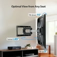 thumbnail image 3 of MountFTV Full Motion TV Wall Mount Bracket for Most 37-75 inch Curved TVs with Dual Articulating Arms, Swivel, Tilt, Max 600x400mm, Holds up to 100 lbs, 3 of 6