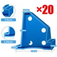 thumbnail image 4 of SPACER PLÁSTICO SPACER Universal Portátil Portátil Portátil Laminado Madera Hardwood Suelo Instalación Herramienta Accesorios Azules 20 Piezas seitruly TO001429-01, 4 of 7