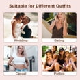 thumbnail image 2 of Nimiah Adhesive Bra Push Up Sticky Bra for Women, Invisible Backless Breast Lift Bra Reusable Bra with Nipple Covers, 2 of 7