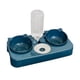 thumbnail image 3 of Juego de cuencos de comida y agua para gatos y plato desmontable para gatos Cuencos s con inclinación de 15 degree Azul oscuro, 3 of 8