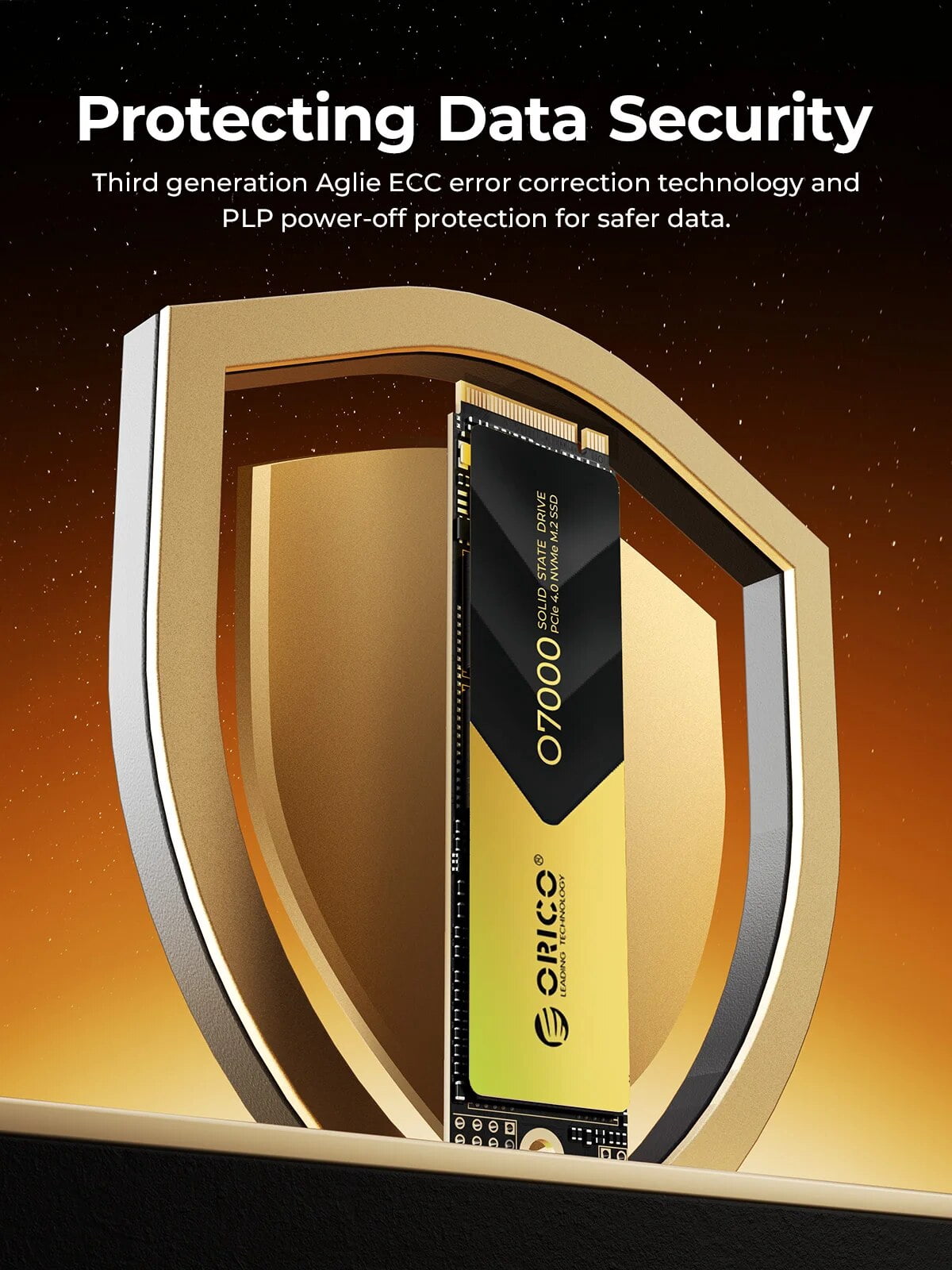 ORICO 4TB NVMe SSD PCIe 4.0X4 m.2 2280 Internal SSD up to 7000MB/s