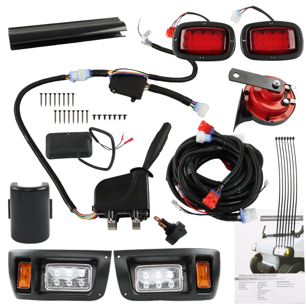 EPOTOOR Deluxe LED Golf Cart Light Kit Street Legal Ultimate Kit For