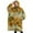 Blue White Sunflower, variant on Oversized Wearable Blanket Hoodie,Leopard Sunflower Pattern Sherpa Blanket Hoodie with Super Pockets,Super Warm Fuzzy Pullover for Women & Men