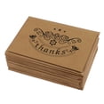 thumbnail image 3 of Paquete de 20 Piezas Macarena Papel Kraft Clásico Notas de Agradecimiento Tarjetas de Agradecimiento con Sobres, 3 of 8