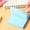 Blue, variant on Mrrzels Repositionable Sticky Notes, Pink 3 x 3 Inch Tear-Off Memo Pad with 100 Sheets and Quick-Tear Edges for Business Document Flagging and Daily Agenda Management