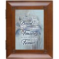 thumbnail image 2 of Cottage Garden Blessed Memory Treasure Forever Woodgrain Bereavement Remembrance Keepsake Box, 2 of 3