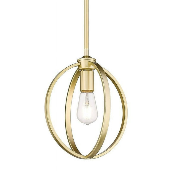 Golden Lighting Colson 1-light Pendant in Olympic Gold