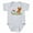 Heather Gray, variant on CafePress - Reindeer Babies 1St Christmas - Cute Infant Bodysuit Baby Romper - Size Newborn - 24 Months