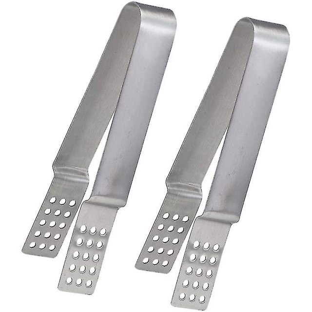 2 uds. Menos pinzas para bolsas de té de acero, Kit de Metal para Infusor de té, herramientas para Bar, accesorios para té