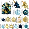 thumbnail image 2 of Lifeuping Christmas Tree Ornaments 72 Pack Christmas Tree Decorations Red and Green Gold Christmas Ball Shatterproof Hanging Tree Ornament Set Assorted Set, 2 of 2