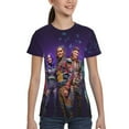 thumbnail image 4 of Descendants 3 Teen T-Shirt Crewneck Short Sleeve Double-Sided Print Summer Tee Shirts Top For Youth Boys Girls Children Small, 4 of 7