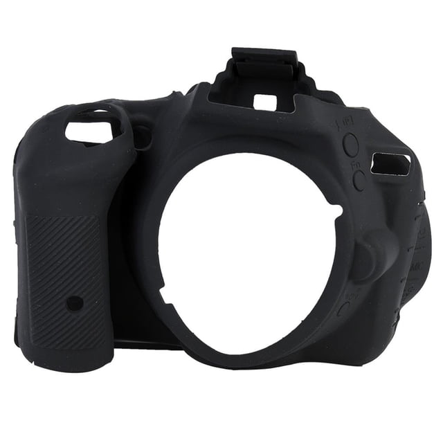 Matsuzay Funda protectora de silicona a prueba de polvo antideslizante para cámara D5500 D5600 Accesorios de cámara y óptica
