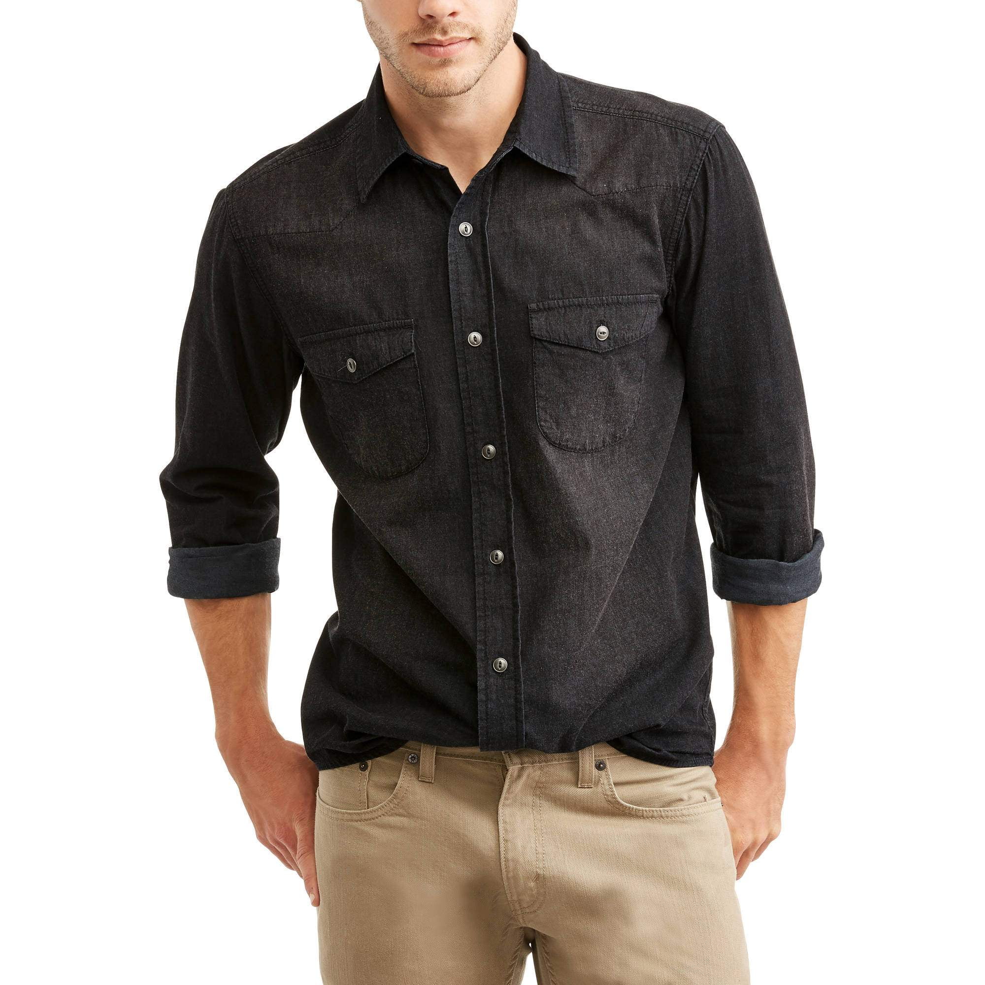 faded glory collar shirts