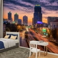 thumbnail image 2 of Peel and Stick Wallpaper Waterproof Orlando Florida skyline Wall Mural Decor Self Adhesive and Removable 100in x 144in, 2 of 8