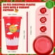 thumbnail image 3 of Vasos navideños de plástico Skylety, 24 unidades, 710 ml, con tapas y pajitas, 3 of 7