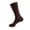 Coffee, variant on Men's Plus Size Knee High Socks for Autumn and Winter, Extra Large Long Stockings for Big and Tall Men, Warm Thermal Hosiery, Coffee, Size 39