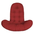 thumbnail image 2 of Cojín para silla colgante Egg Macarena reemplazo de cojín de asiento grueso para exteriores Rojo 95x55cm, 2 of 7