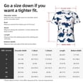 thumbnail image 4 of Bixox Men's Cute Cartoon Dinosaurs Printed Short Sleeve Skinny Athletic T-Shirt, 4 of 6