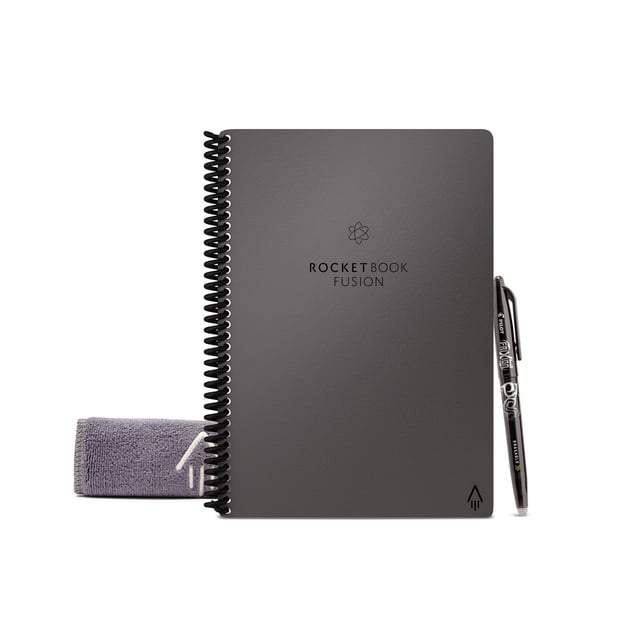 Cuaderno Inteligente Rocketbook 7 Plantillas de Página Ejecutivo Gris