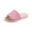 Pink, variant on Women’s Open Toe House Shoes Chic Color Block Checkered Slides Breathable Linen Home Slippers Comfy Non-slip Sandals 2026
