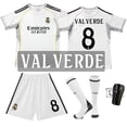 thumbnail image 1 of 25-26 New Real Madrid Club Home #8 Valverde Football Jersey Set, 1 of 2