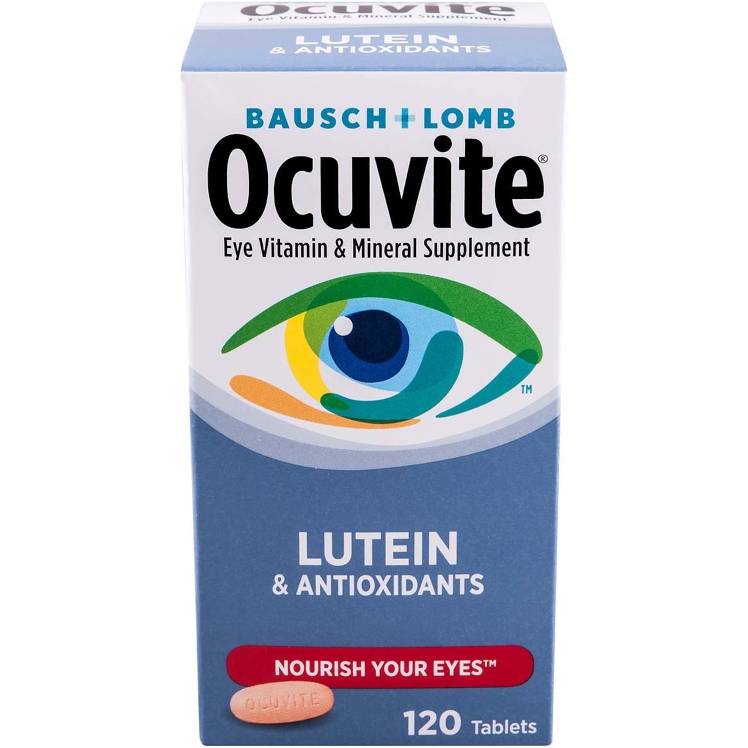 Bausch & Lomb Ocuvite Eye Vitamin & Mineral Supplement with Lutein 120 Each