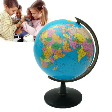 32cm 12.6 inch Rotating World Earth Globe Atlas Map Geography Education Big Desktop World Globe Home Office School Supplies（ Christmas present gift）