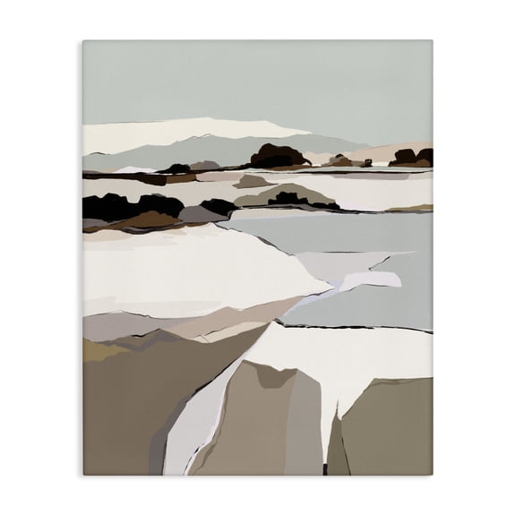 Stupell Industries Southwestern Lakeside Shore Glattalp Scene Canvas Art, 30 x 40, by Nikita Jariwala