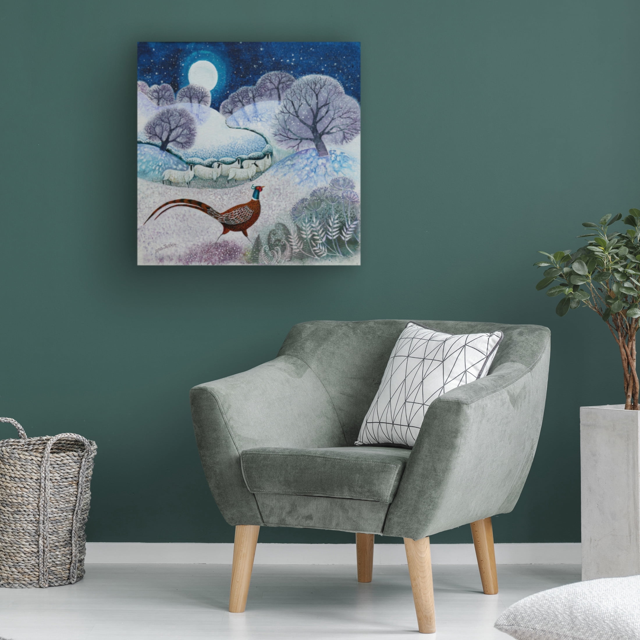 Lisa Graa Jensen 'His Lordship, 2022' Canvas Art - 14 x 14 Inches