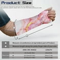 thumbnail image 6 of COEQINE Marble Stripes Arm Cast Covers Elbow Protection Cover-S Short Cast Covers Teens Long Full Arm Cast Protector Machine Washable Fabric Sleeves for Arm Plaster, 6 of 7