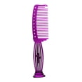 thumbnail image 2 of Wide-tooth Smooth Comb Plastic Detangling Hairbrush Massage Reduce Hair Loss, 2 of 6