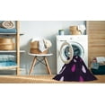 thumbnail image 2 of Ahgly Company Tapis d'Intérieur Lavable en Machine Carré Transitionnel Rebecca Violet, 6 Pieds Carré, 2 of 7
