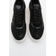 thumbnail image 3 of Pablo - Zapatillas de plataforma de piel y ante negro con diamantes de imitación (mujer) negro 22.5 CM, 3 of 5