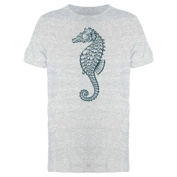 Seahorse (Hand Drawn) Tee Men's -Image by Shutterstock